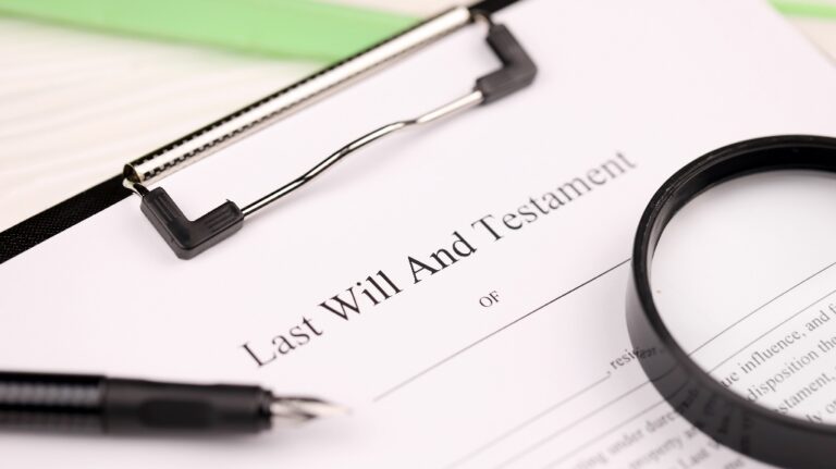 Last Will and testament blank document